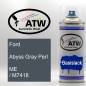 Preview: Ford, Abyss Gray Perl, ME / M7418: 400ml Sprühdose, von ATW Autoteile West.